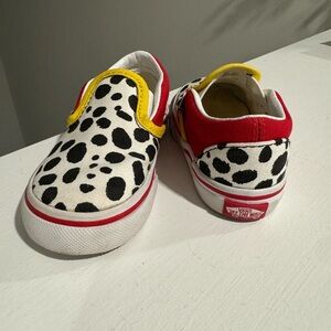 Custom Vans Cow Print Classic Slip-On Toddler Non-Embroidery